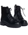 Ghete Piele Naturala Captusite Negre VN2288 4