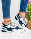 Pantofi AW201 Din Piele Naturala Bleumarin 2