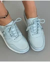 Pantofi Casual Albastru Deschis Piele Naturala XH-2011 4