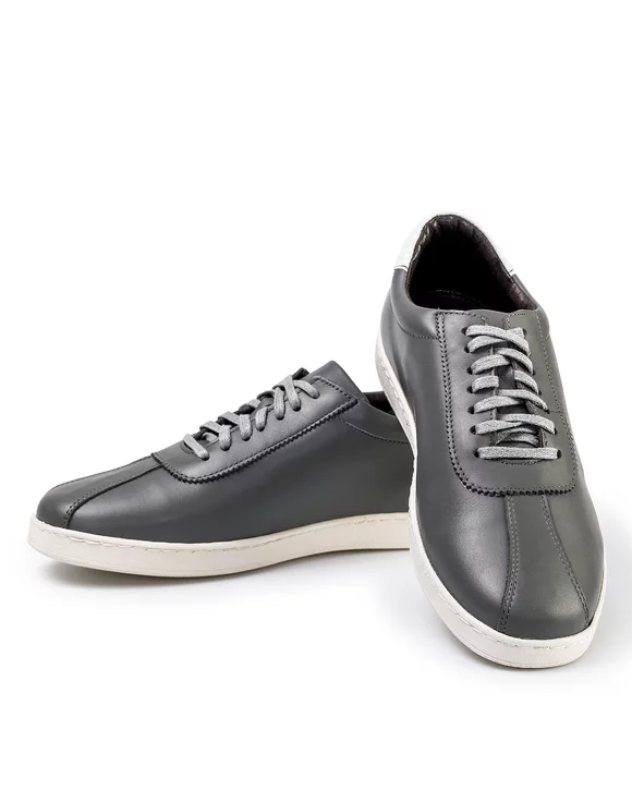 Pantofi Casual Barbati Piele Naturala Gri IN745