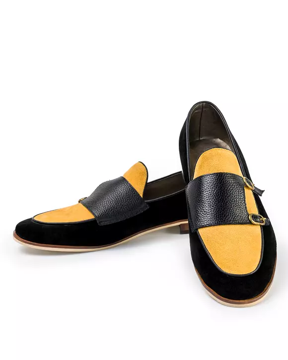 Pantofi Casual Barbati Piele Naturala Intoarsa Negri POL148