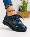 Pantofi Casual Bleumarin Din Piele Naturala JY-5500 2