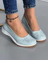 Pantofi Casual Dama Albastri Piele Naturala PL-016 1