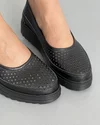 Pantofi Casual Dama Piele Naturala Negri VF-F001-504 3
