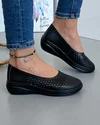 Pantofi Casual Negri Piele Naturala XH-3071 1