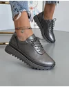 Pantofi Casual Pewter Piele Naturala XH-2801 4