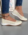 Pantofi Casual Piele Naturala Bej PL-016 2
