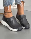 Pantofi Dama Casual Gri Din Piele Naturala XH-3245 1