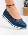 Pantofi Dama Piele Naturala Casual Bleumarin VF-F001-504 1