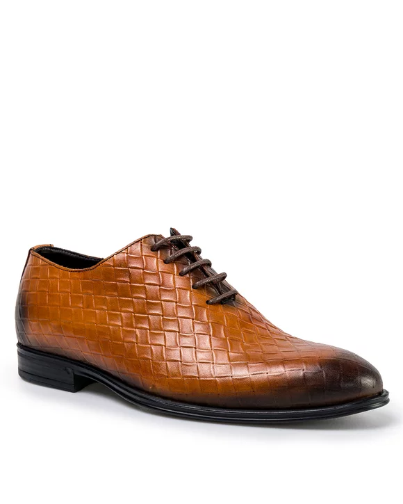 Pantofi Eleganti Barbati - Pantofi Eleganti Barbati Piele Naturala Maro Deschis IN913