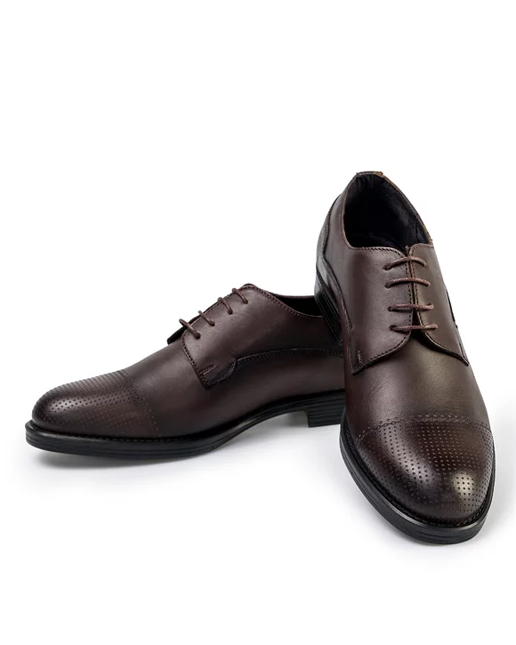 Pantofi Eleganti Barbati Piele Naturala Maro IN990