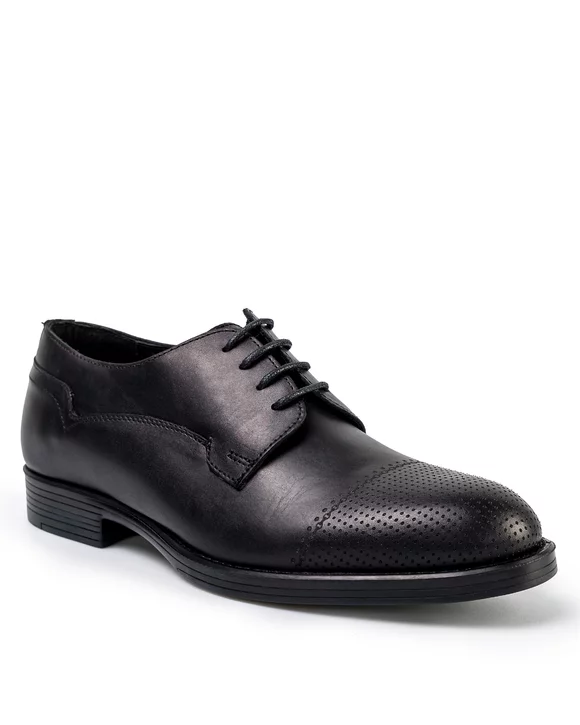 Pantofi Eleganti Barbati - Pantofi Eleganti Barbati Piele Naturala Negri IN990