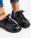 Pantofi Negri Casual Din Piele Naturala AP-2111 2