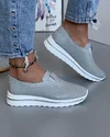 Pantofi Perforati Gri Casual Dama Piele Naturala XH-3011 1