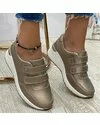 Pantofi Piele Naturala Alina - Gold 3