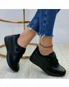Pantofi Piele Naturala Alina - Negri 2
