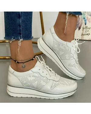 Pantofi Piele Naturala Aliz - Albi
