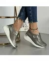 Pantofi Piele Naturala Amy - Pewter 3