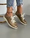 Pantofi Piele Naturala Anetta - Gold 1