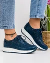 Pantofi Piele Naturala Aura Bleumarin 1