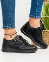 Pantofi Piele Naturala Casual Negri XH-2014 1