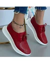 Pantofi Piele Naturala Coco - Rosii 4