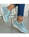 Pantofi Piele Naturala Darla - Albastri 3