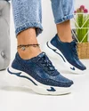 Pantofi Piele Naturala Dora - Bleumarin 2