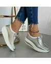 Pantofi Piele Naturala Gaia - Silver 3