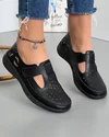 Pantofi Piele Naturala Greta - Negri 1