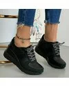 Pantofi Piele Naturala Hande - Negri 4