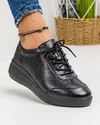 Pantofi Piele Naturala Natalia - Negri 1