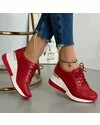 Pantofi Piele Naturala Ruby - Rosii 1