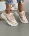 Pantofi Piele Naturala Silvia Roz 1