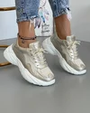 Pantofi Piele Naturala Veronica Aurii 1