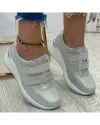 Pantofi Piele Naturala Alina - Argintii 3