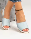 Sandale Dama Piele Naturala Albastre T000413 3
