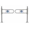 Sistem dublu poarta acces magazin – Sens unic, metalic, set complet stanga-dreapta picture - 1