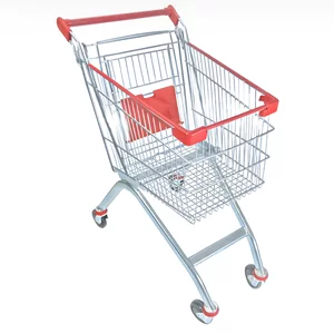Carucior supermarket metalic 80 litri