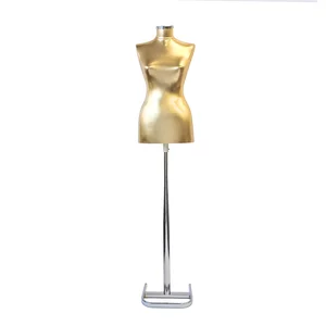 Bust auriu dama cu picior metal