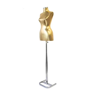 Bust auriu dama cu picior metal