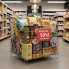 Cos promotional metalic pliabil 53×80 cm pentru magazine si supermarketuri picture - 2