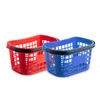 Cos supermarket plastic cu 1 maner 26 litri - Rosu