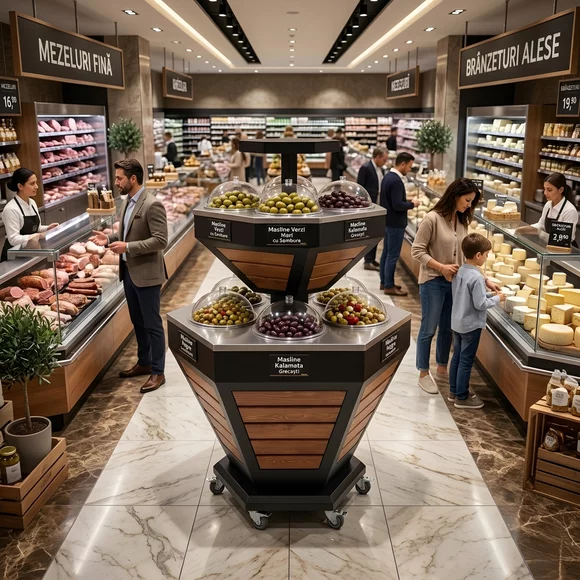 Insula expozitionala premium Gourmet Hexagon picture - 2