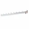 Expozitor inclinat cu 9 pini pentru bara ovala 15×30 mm – 40 cm, cromat picture - 1