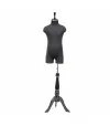 MANECHIN CROITORIE COPIL BUST NEGRU PICIOR LEMN TREPIED NEGRU 8-10 ANI picture - 1