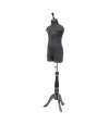 MANECHIN CROITORIE COPIL BUST NEGRU PICIOR LEMN TREPIED NEGRU 8-10 ANI picture - 3