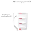 Raft metalic de colt interior Alb 135 cm picture - 2