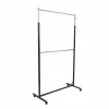 Stender metal dublu E-525 reglabil pe inaltime, Negru-Crom picture - 1