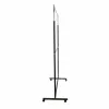 Stender metal dublu E-525 reglabil pe inaltime, Negru-Crom picture - 3